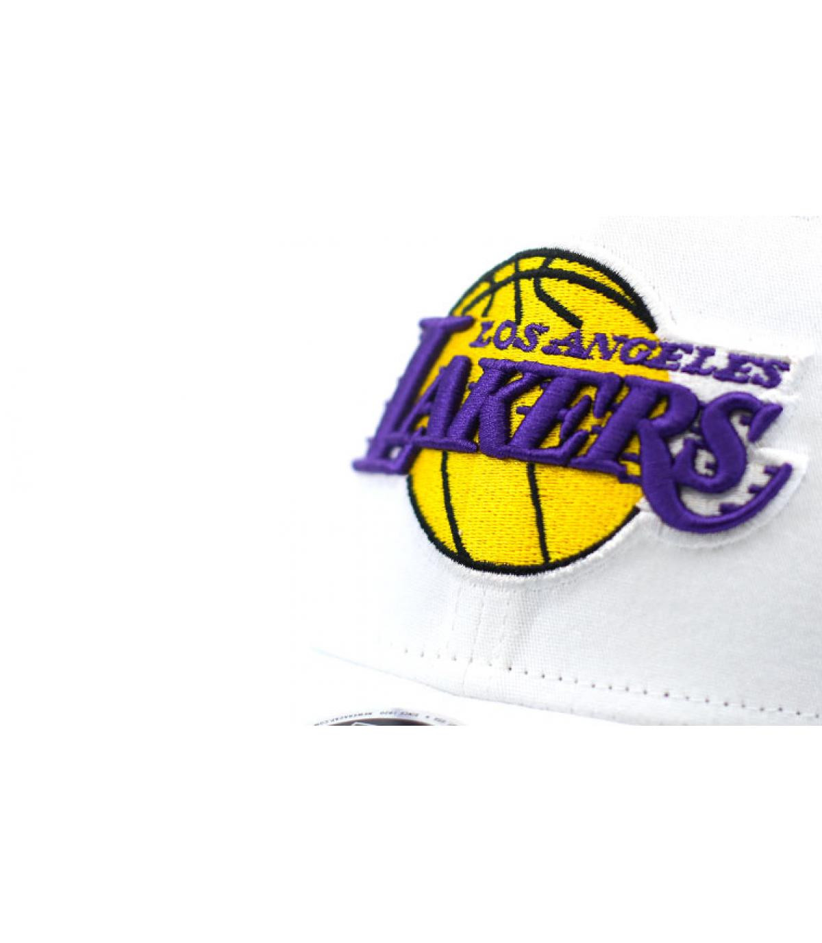 casquette Lakers blanc